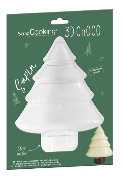 Scrap Cooking 3D Schokoladenform Weihnachtsbaum