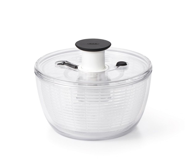 OXO Salatschleuder, rund, gross, transparent, 5.8 lt, Ø26.7cm