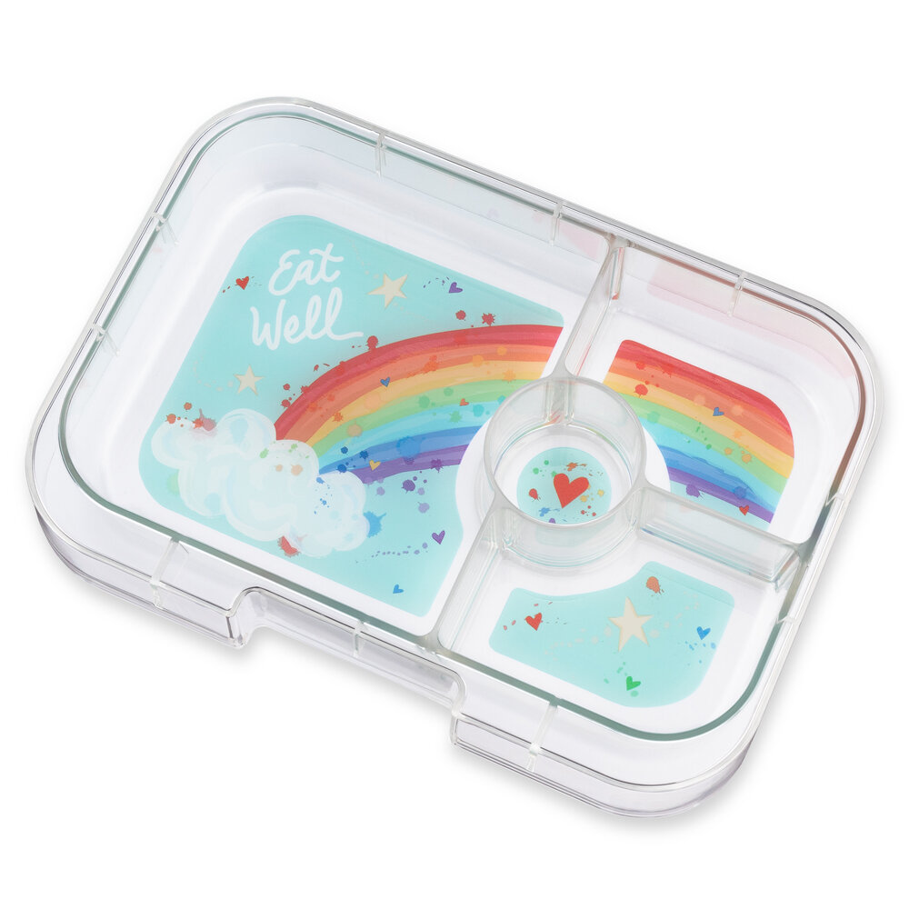 Snackbox YUMBOX SNACK - Kinder Lunchbox RAINBOW dunkelblau