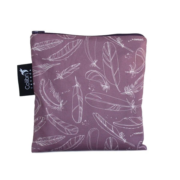 Colibri wiederverwendbarer Snack Bag large, Feather