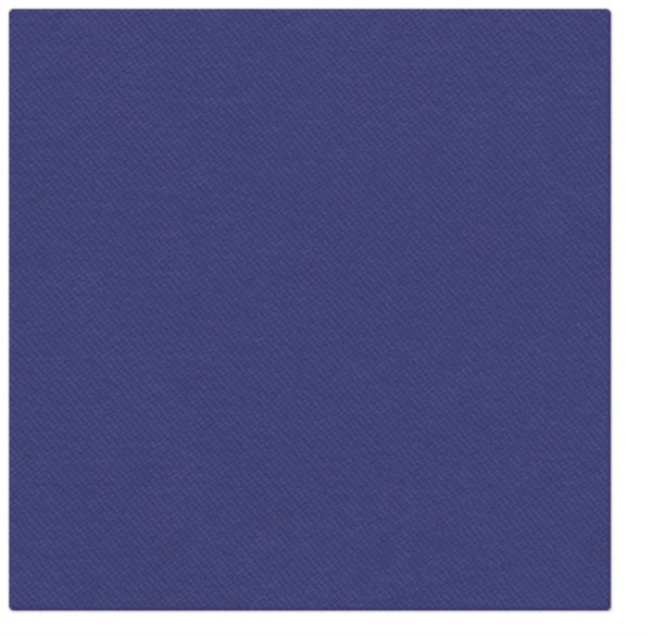 PAW Decor Collection Servietten Dinner 50x Unifarbe dark blue, 40x40cm